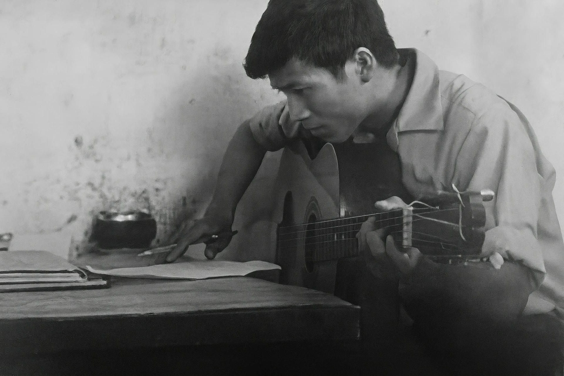 Nhạc sĩ Nguyễn Vũ thời trẻ